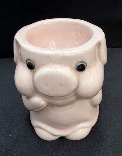 Vintage pink piggy egg - vintage,