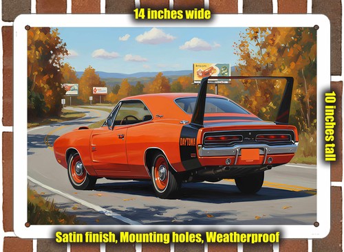 Metal sign 1969 dodge hemi - sign,