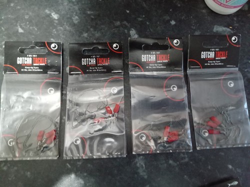 Packs gotcha hair rigs - 4, size