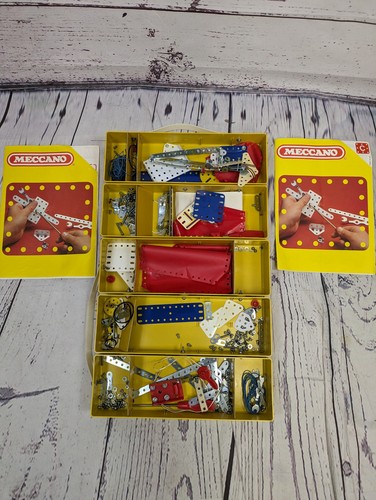 Meccano bundle metal yellow - -,