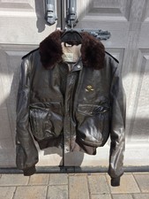 Vintage Leather Flight Jacket