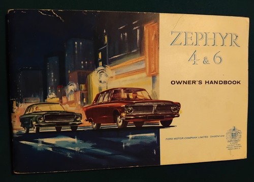 Ford zephyr owner s - zephyr, 6
