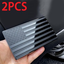 2x American US Flag Metal