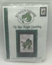 Dragon Dreams Counted Cross Stitch- No Late Night Snacking - 4.5" Wide x 5" High