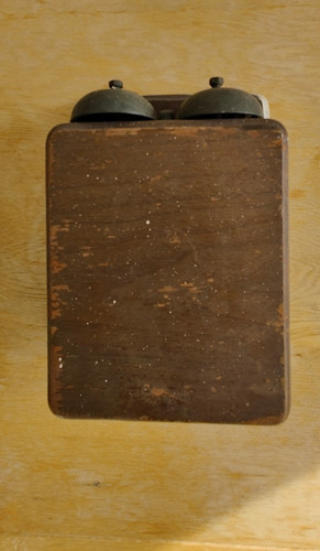 Wooden vintage gpo telephone - vintage,