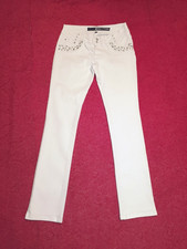 MISS POSH WHITE SKINNY JEANS