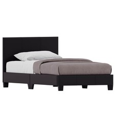 Bed Faux Leather Double King