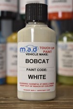 WHITE TOUCH UP PAINT FOR BOBCAT E10 E14 E17 E19 E20 MICRO MINI DIGGER EXCAVATOR