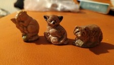 3 WADE WHIMSIES ANIMALS