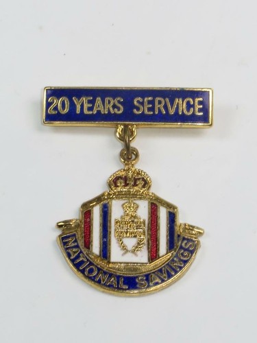 Vintage enamelled lapel pin - enamelled,
