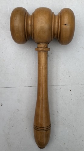 Vintage wooden gavel - wooden,