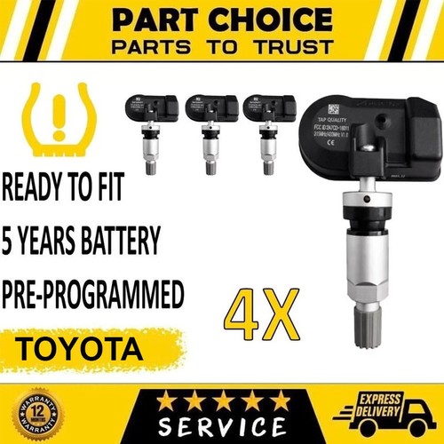 Pre programmed tpms for - 4x,