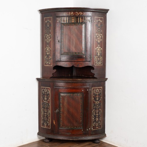 Original brown painted - painted, swedish