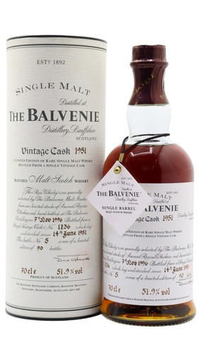 Balvenie vintage cask 1236 - balvenie,