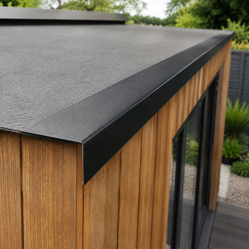 Metal roof barge verge - metal,