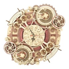 3D Wooden Steampunk Clock DIY