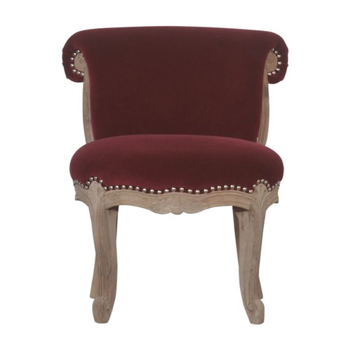 Oak toned dark red studded - toned,