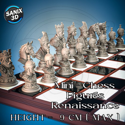 Renaissance chess set - renaissance,