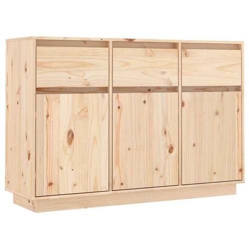 Solid wood pine sideboard - solid,