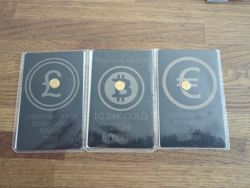 Liquid metals gold - 3x, 1g