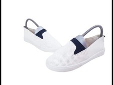 Carmen's Womens Ladies White Slip On Flat Shoes Size 4UK/37EUR Regular 