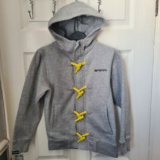 Grey Carbrini Hoody Hoodie - Kids Small - 8-9 Years