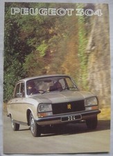 1977 Peugeot 304 range Brochure