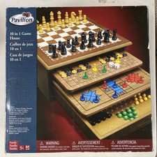 Pavilion 10 in 1 Wooden Chess