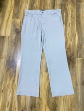 Vintage Voi Jeans Mens Size 38L Beige Denim Viscose Straight Leg Stretch Hipster