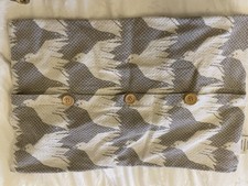 house of rym scandinavian Fabric christmas dove birdie nam nam cushion cover