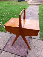 Unique Wooden Sewing Box  or