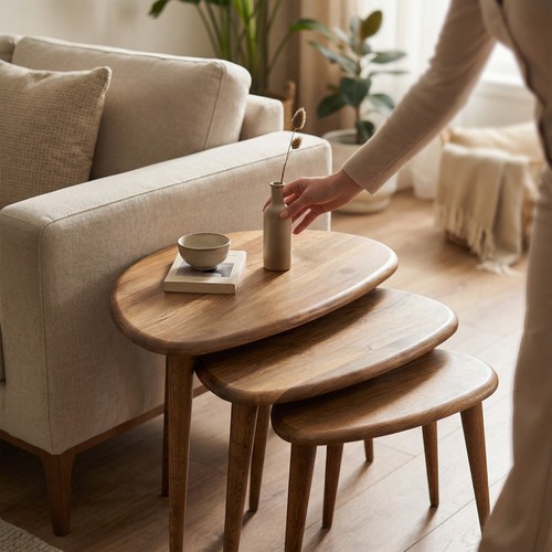 Nesting coffee table - coffee, set