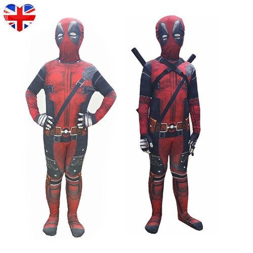 Deadpool costume cosplay kids - costume,