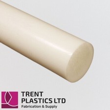 Natural Nylon 66 Rod – Round Bar Cut to Size Plastic Polyamide 6.6 PA66