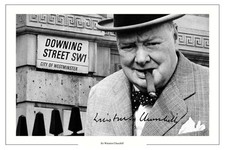 WINSTON CHURCHILL AUTOGRAPH