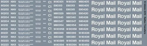 Railtec transfers 1370 blue - 1370,