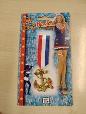 Anchor Ribbon Medal Sailor Fancy Dress Naval Hen Night Costume Accessory