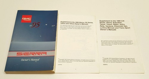 1995 gmc sierra - 1995, manual