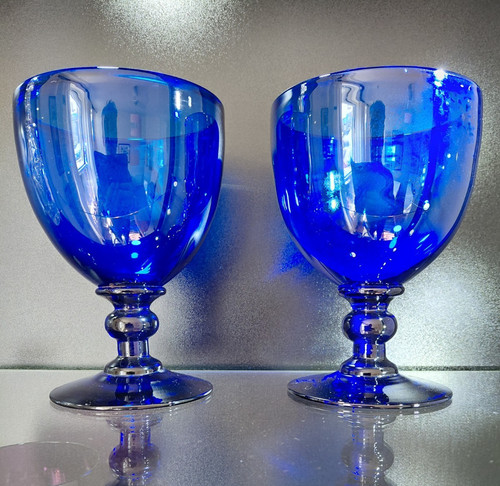 Pair 19th century bristol - pair,