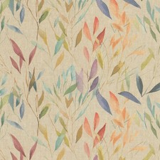 Botanical Leaf Print Fabric