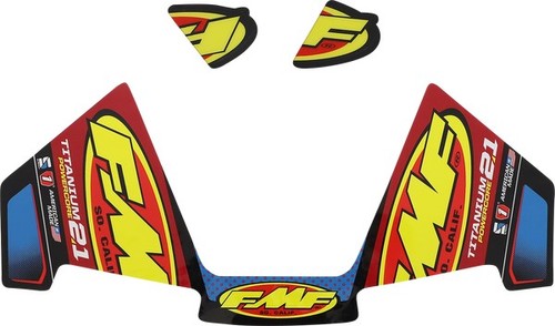 Fmf titanium powercore - titanium, 2.1