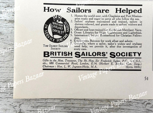 British sailors society - british,