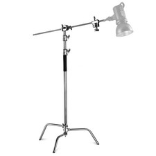 NEEWER Pro 100% Stainless Steel Heavy Duty C Stand & Boom Arm