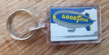 Vintage Goodyear Tyres Blimp Keyring Spirt Of Europe Advertising Motor Key Fob