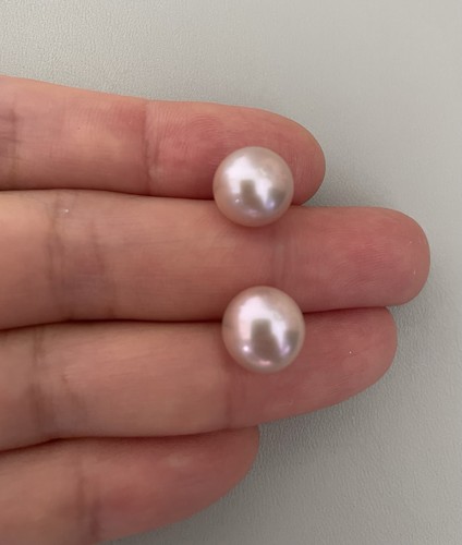 12mm natural pink freshwater - 12mm,