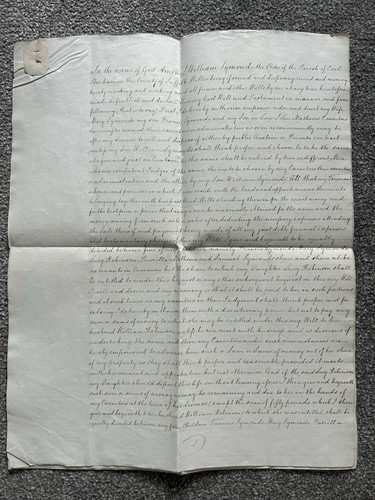 1821 will probate william - will,