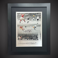 Framed SIR GEOFF HURST SIGNED
