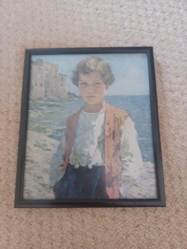 Sea dreams vintage framed - "sea,
