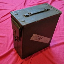 50 cal Ammo Box / tin - olive