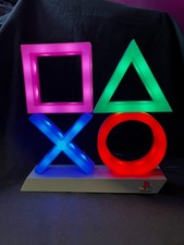 Sony PlayStation Icons LED Desk Light Retro Gaming Lamp With Cable